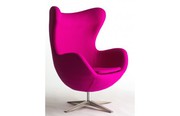 Pink wool fabric Egg chair replica